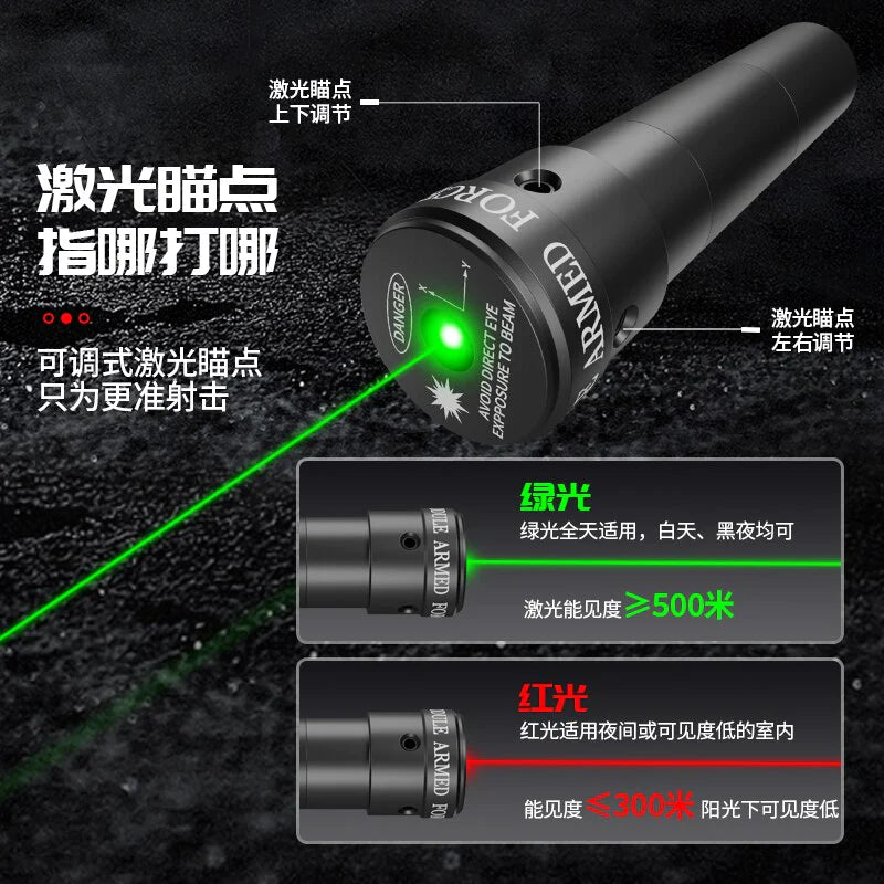 High Precision Telescopic Slingshot High Power Rubber Band Slingshots with Red Laser Stainless Steel Outdoor Hunting Catapult