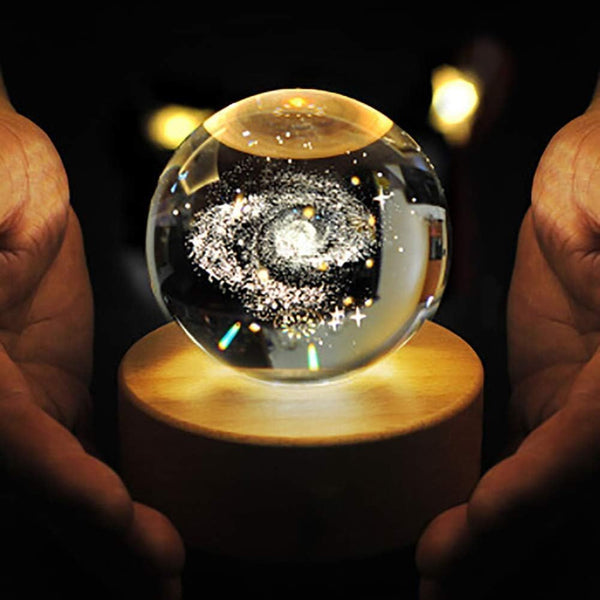 Galaxy Crystal Night Light