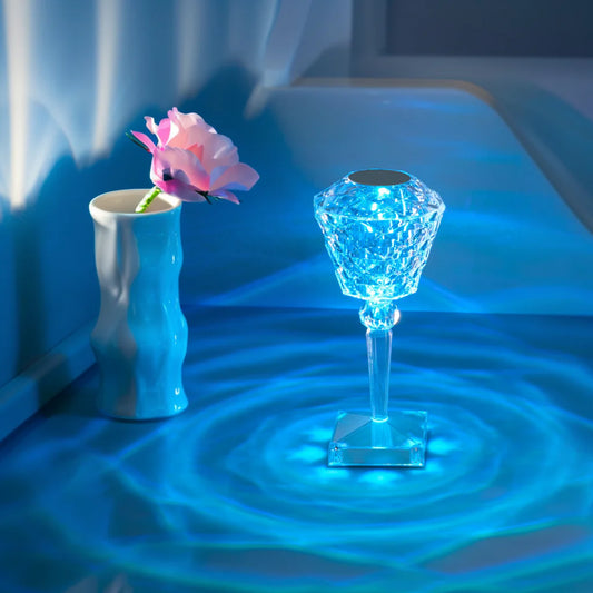 Rose Table Lamp Crystal Light