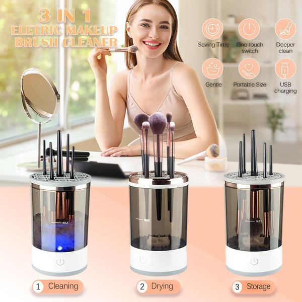 Quick Spin Makeup Brush Cleaner