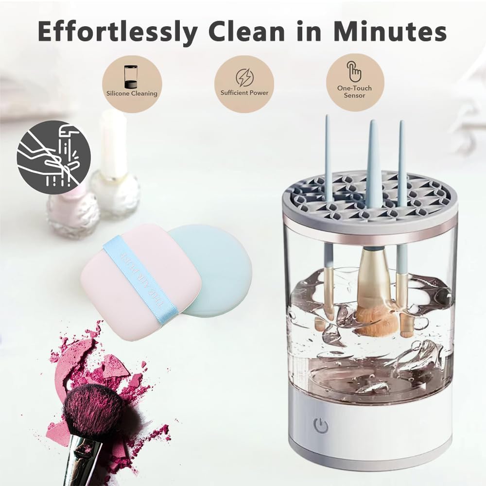Quick Spin Makeup Brush Cleaner