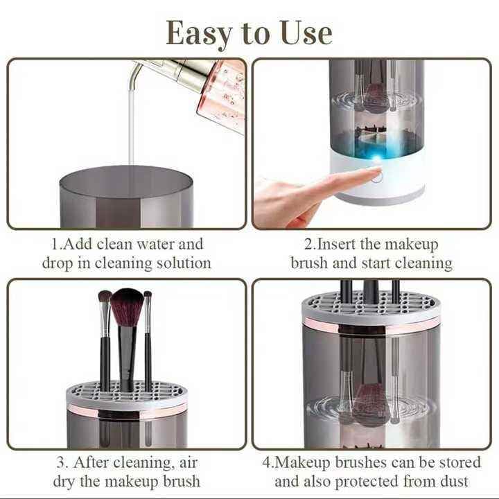 Quick Spin Makeup Brush Cleaner