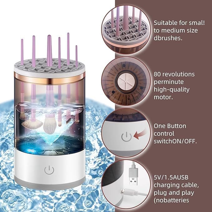 Quick Spin Makeup Brush Cleaner